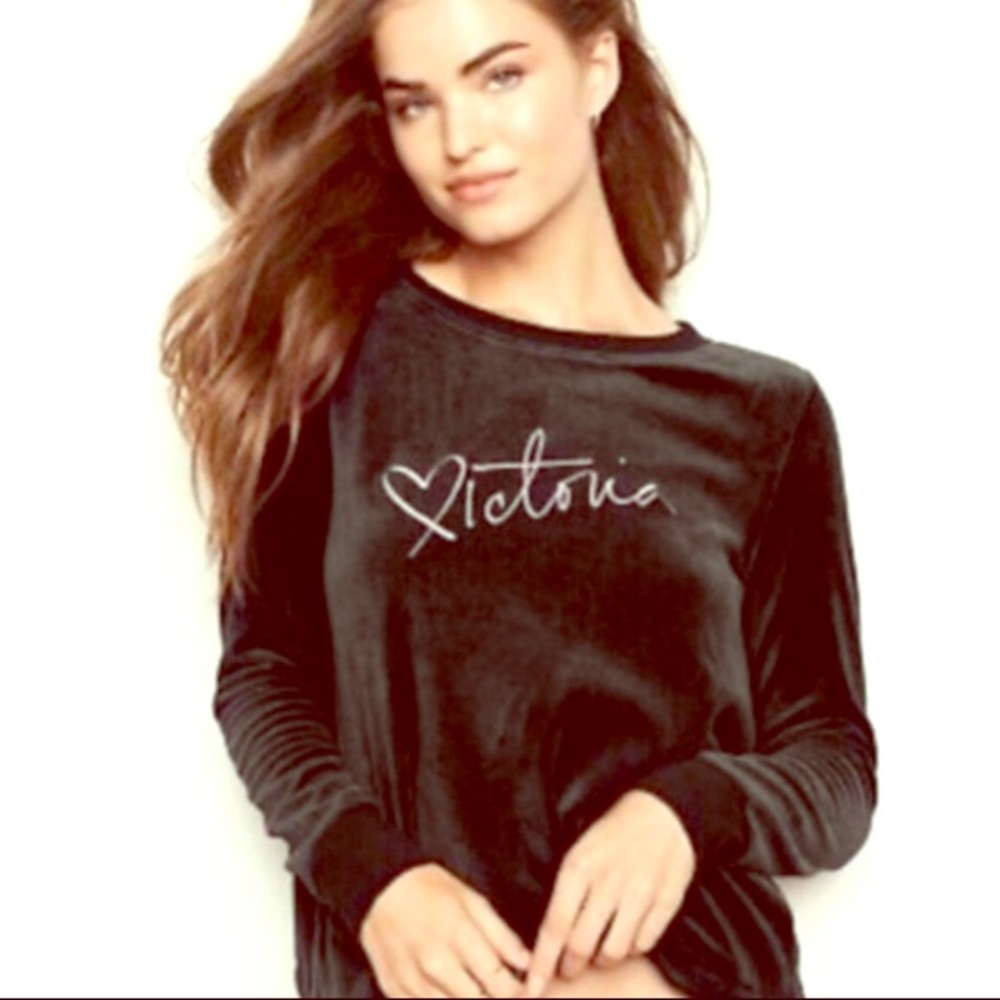 NWT Victoria’s Secret Velvet Sweater w/ Open Back